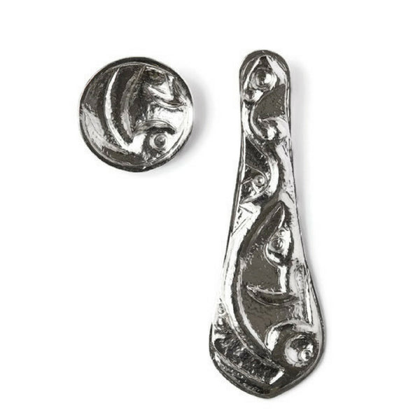 Meara Sterling Silver Asymmetrical Earrings 