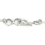Bran Men's Silver Necklace clasp detail